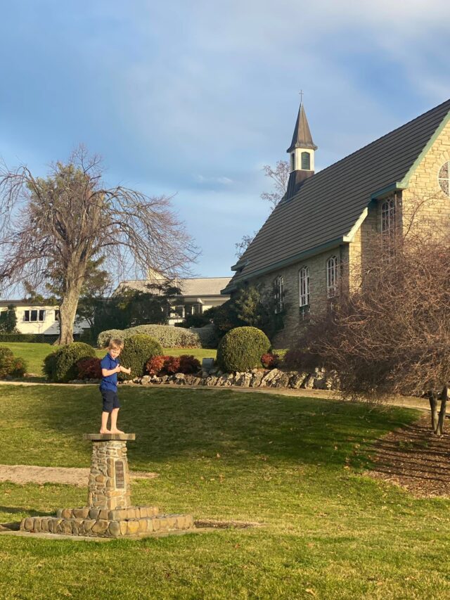 A new statue at Hereworth…titled ‘a Will be here someday’